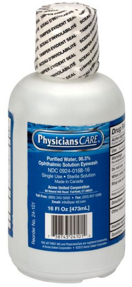 EYE WASH, 16OZ REFILL