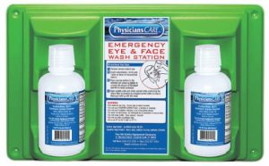 EYE WASH DISPENSER, 16OZ WALL MOUNT ( 2 BOTTLES )
