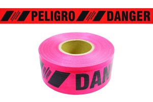 TAPE, DANGER/PELIGRO [REINFORCED] 3" X 500 FT BI-LINGUAL