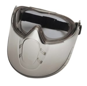 GOGGLE, CAPSTONE SHIELD, CLEAR ANTIFOG W/ FACESHIELD & TWO TEAR-OFF VISORS