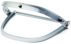 BRACKET, FACE SHIELD BALL CAP HARD HAT, ALUMINUM