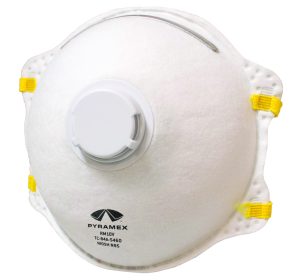 RESPIRATOR,  MASK N95 OSHA 2 STRAP W/ EXHALATION VALVE BX 10