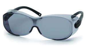 GLASSES, OTS PYRAMEX XL OVER THE GLASS SMOKE LENSE EXTRA LARGE