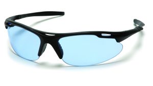 GLASSES, AVANTE BLACK FRAME INFINITY BLUE LENSE
