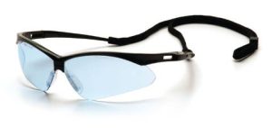 GLASSES, PMXTREME W/ BLACK FRAME & INFINITY BLUE LENS W/ CORD