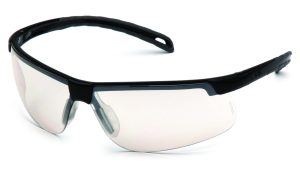 GLASSES, EVER-LITE BLACK SEMI FRAME INDOOR/OUTDOOR LENSE W/H2 ANTIFOG TREATMENT