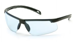 GLASSES, EVERLITE BLACK FRAME INFINITY BLUE LENSE H2MAX ANTIFOG COATING