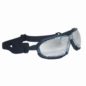 GOGGLE, DAGGER CLEAR LENS W/ TEMPLES,STRAP & IQUITY ANTI-FOG