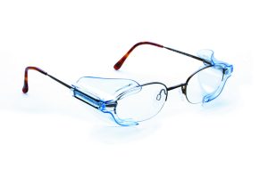 SIDESHIELD, ELASTIC LIGHT BLUE TINT W/ COMFORT CUSHION FOR SMALL TO MEDIUM  FRAMES ( MEETS 2003 ANSI Z87.1 ) PR