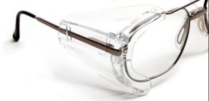 SIDESHIELD, ELASTIC CLEAR W/ COMFORT CUSHION FOR LARGE FRAMES ( MEETS 2003 ANSI Z87.1 ) PR