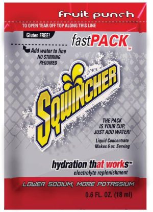 SQWINCHER, FAST PACK FRUIT PUNCH BOX/50