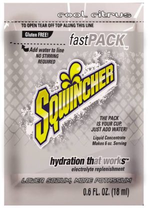 SQWINCHER, FAST PACK COOL CITRUS BX 50