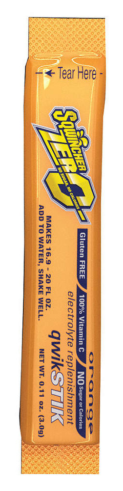 SQWINCHER, 20OZ QUIK STIK ORANGE 50PK ( SUGAR FREE 0 CARBS 0 CALORIES )
