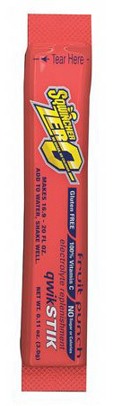 SQWINCHER, 20OZ QUIK STIK FRUIT PUNCH 50 PK ( SUGAR FREE 0 CARBS 0 CALORIES )