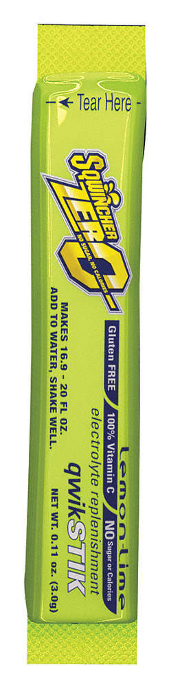SQWINCHER, 20OZ QUIK STIK LEMON LIME 50PK (SUGAR FREE 0 CARBS 0 CALORIES)