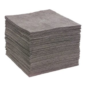 SORBENT PADS, 17 X 19 GREY HEAVY WEIGHT ( UNIVERSAL ) BAG 100