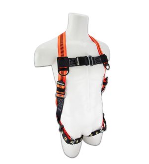 HARNESS, " V-LINE "  1-D RING W/ ADJUSTABLE CHEST STRAP & GROMMET LEGS ( UNIVERSAL SIZE )