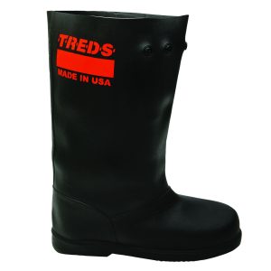 BOOTS, OVERSHOE " TREDS " SLUSH LATEX NATURAL RUBBER BLACK